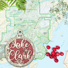 Load image into Gallery viewer, Lake Clark National Park Christmas Ornament - Round