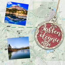 Load image into Gallery viewer, Lassen Volcanic National Park Christmas Ornament - Round