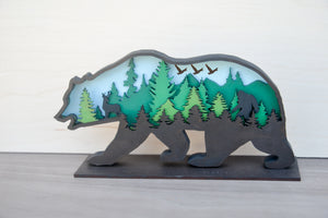 "Have you seen bigfoot" Figurine and "Parks are Calling" Frame