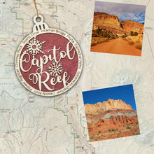 Load image into Gallery viewer, Capitol Reef National Park Christmas Ornament - Round