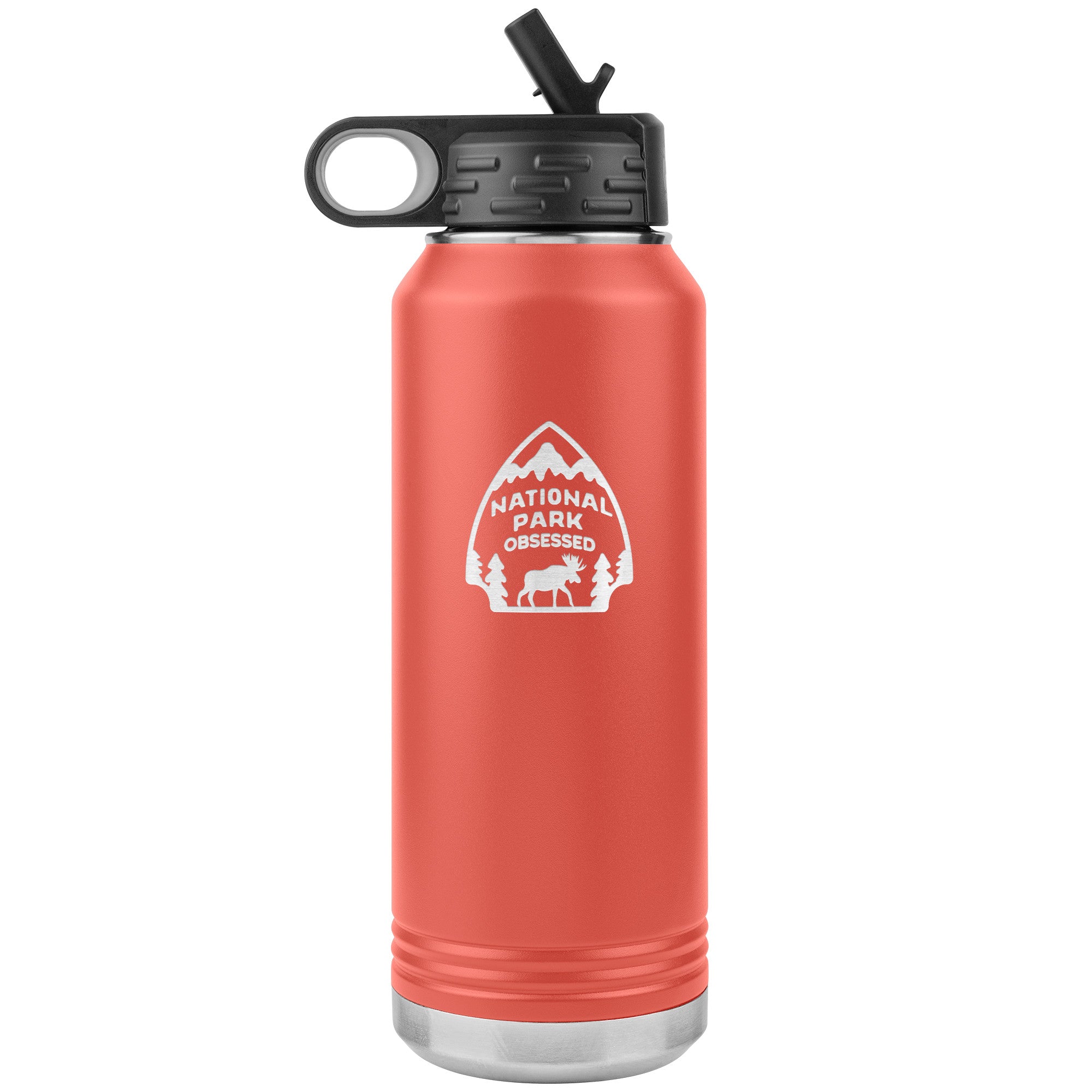 Red 32 oz Bison Tumbler