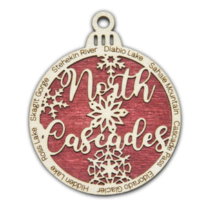 North Cascades National Park Christmas Ornament - Round