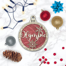 Load image into Gallery viewer, Olympic National Park Christmas Ornament - Round