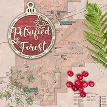 Load image into Gallery viewer, Petrified Forest National Park Christmas Ornament - Round