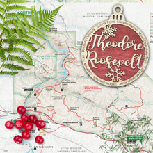 Load image into Gallery viewer, Theodore Roosevelt National Park Christmas Ornament - Round