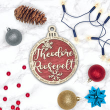 Load image into Gallery viewer, Theodore Roosevelt National Park Christmas Ornament - Round