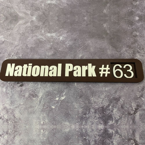 Count Your Parks National Park Sign