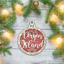 Load image into Gallery viewer, Virgin Islands National Park Christmas Ornament - Round