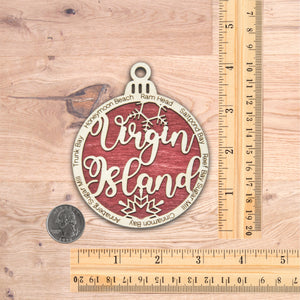 Virgin Islands National Park Christmas Ornament - Round