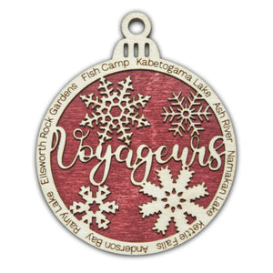 Voyageurs National Park Christmas Ornament - Round