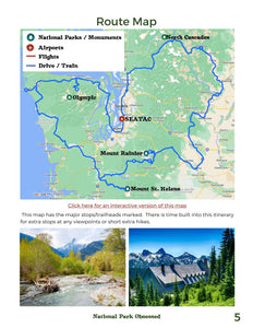 7 Day Washington National Park Itinerary - Olympic, Mount Rainier, North Cascades