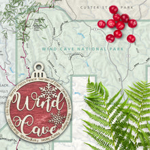 Load image into Gallery viewer, Wind Cave National Park Christmas Ornament - Round