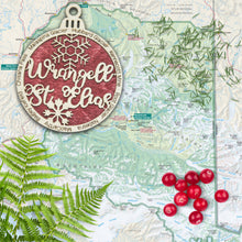 Load image into Gallery viewer, Wrangell-St. Elias National Park Christmas Ornament - Round