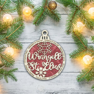 Wrangell-St. Elias National Park Christmas Ornament - Round