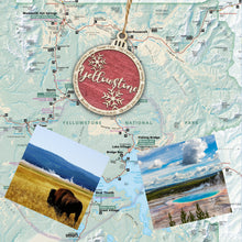 Load image into Gallery viewer, Yellowstone National Park Christmas Ornament - Round