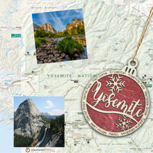 Load image into Gallery viewer, Yosemite National Park Christmas Ornament - Round