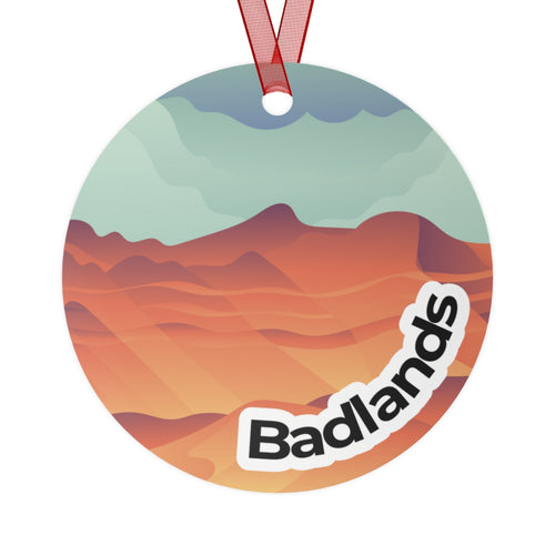Badlands National Park Metal Ornament