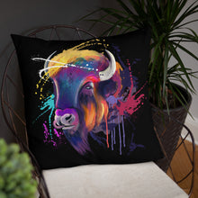 Load image into Gallery viewer, Bison Head Pillow