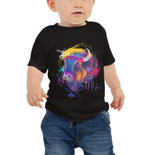 Load image into Gallery viewer, Bison Head Baby Jersey Short Sleeve Tee