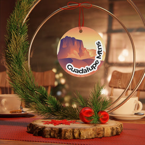 Guadalupe Mountains National Park Metal Ornament