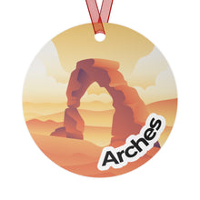 Load image into Gallery viewer, Arches National Park Metal Ornament