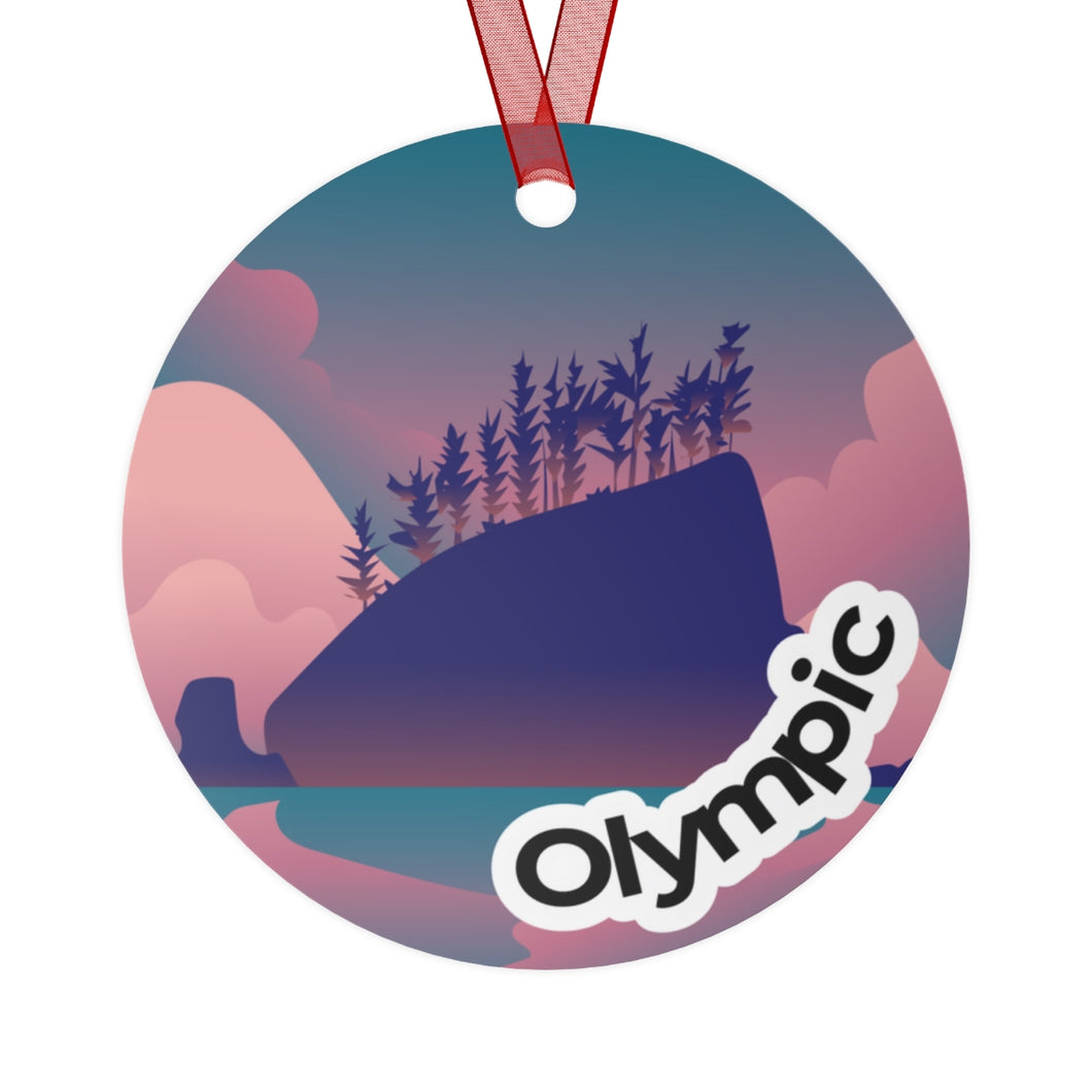 Olympic National Park Metal Ornament