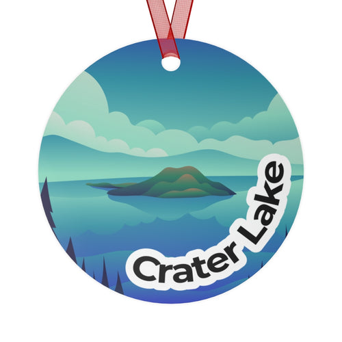 Crater Lake National Park Metal Ornament