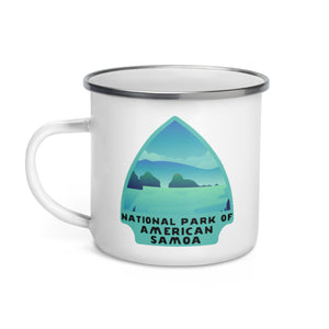 American Samoa National Park Enamel Mug