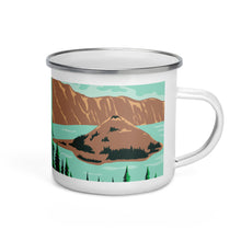 Load image into Gallery viewer, Crater Lake Enamel Mug