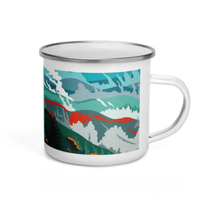 Great Smoky Mountains Enamel Mug