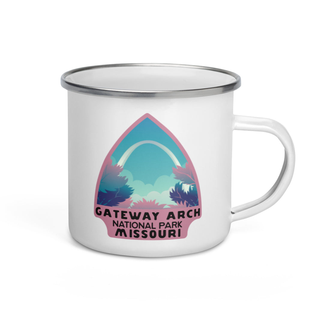 Gateway Arch National Park Enamel Mug
