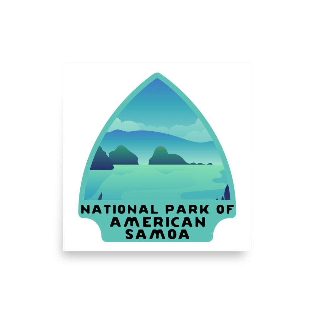 National Park of American Samoa Poster (American Samoa National Park Poster)