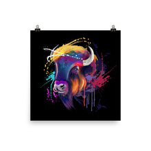Load image into Gallery viewer, Bison Head Print