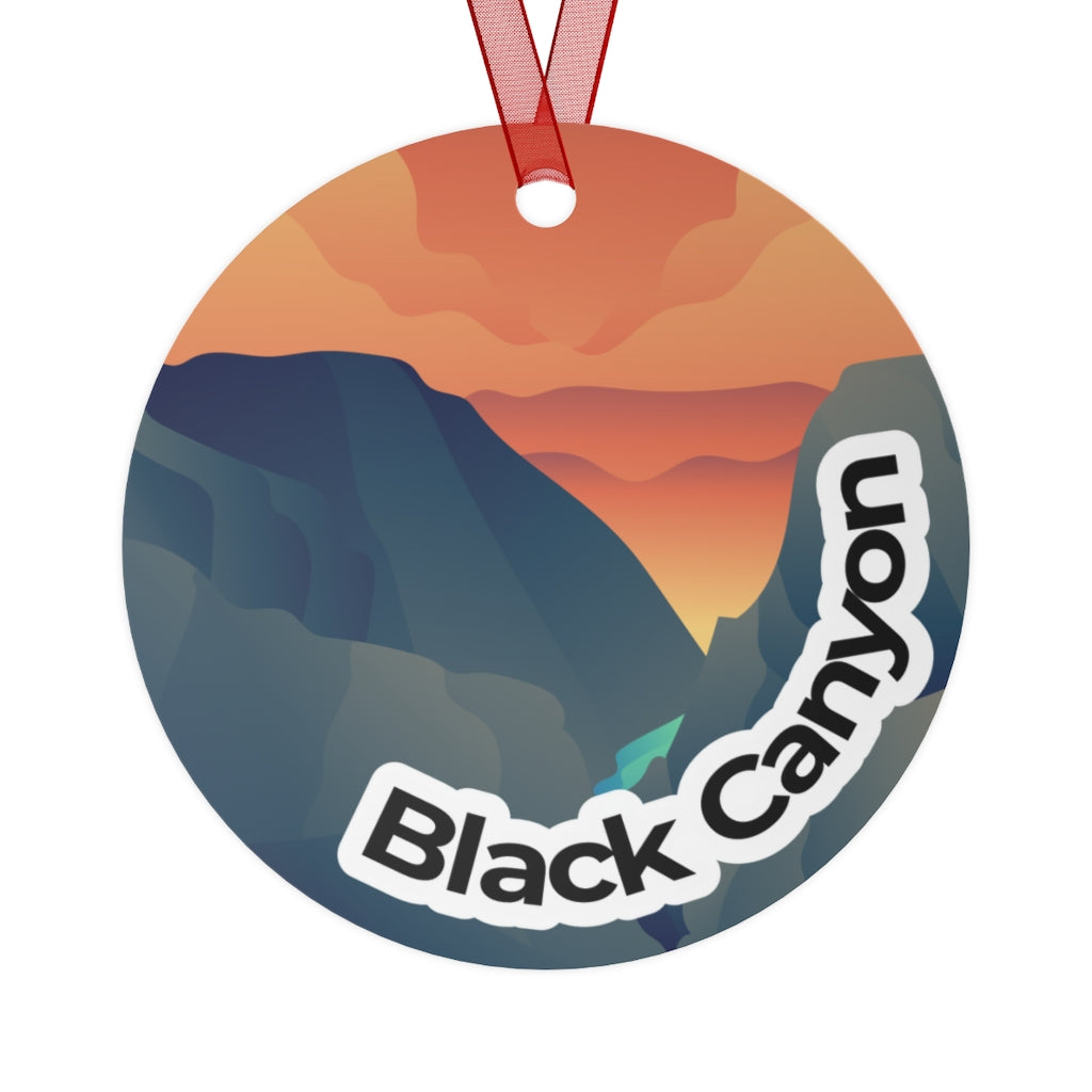 Black Canyon of the Gunnison National Park Metal Ornament