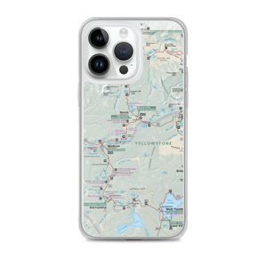 Yellowstone Map iPhone Case