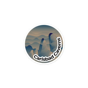 Carlsbad Caverns National Park Stickers | Carlsbad Caverns Round Sticker