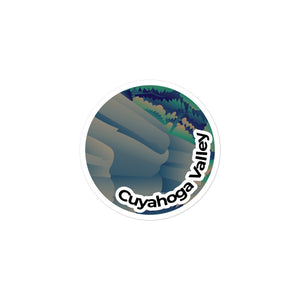Cuyahoga Valley National Park Sticker | Cuyahoga Valley Round Sticker