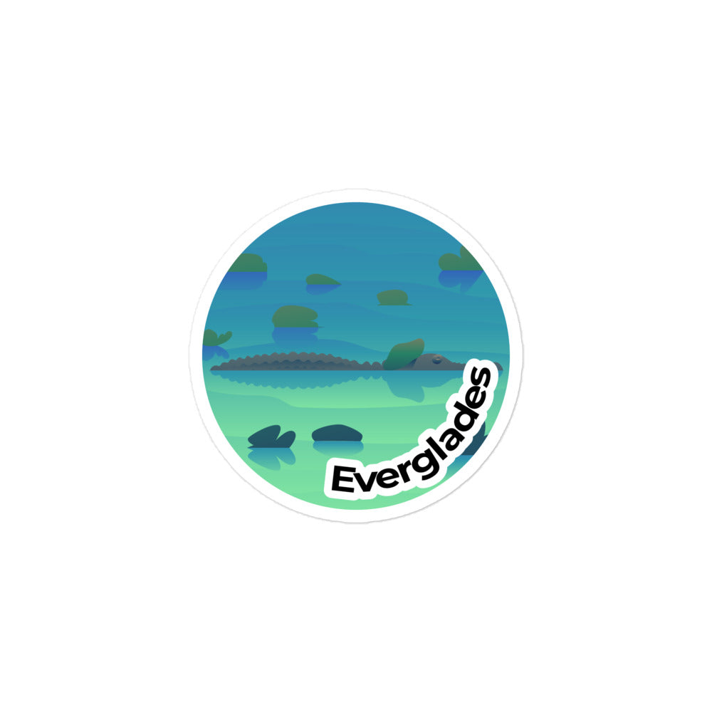 Everglades National Park Sticker | Everglades Round Sticker