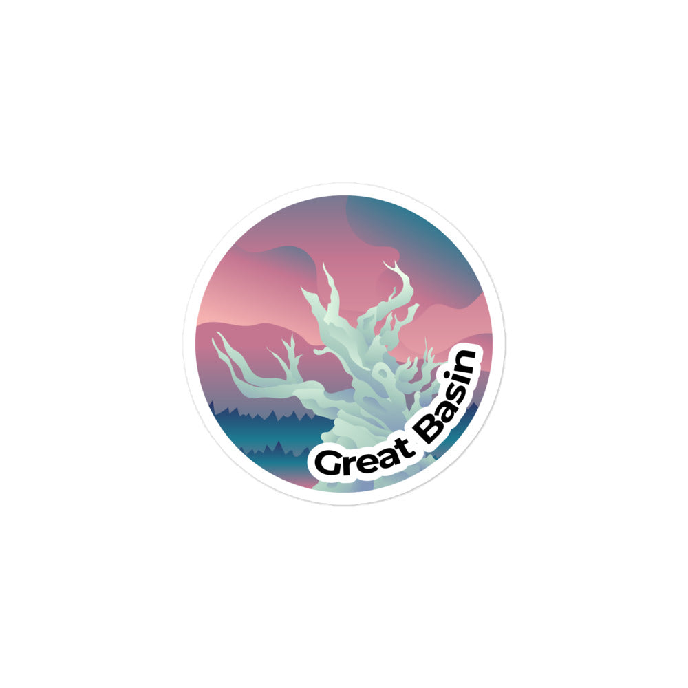 Great Basin National Park Sticker | Great Basin Round Sticker