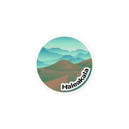 Haleakala National Park Sticker | Haleakala Round Sticker