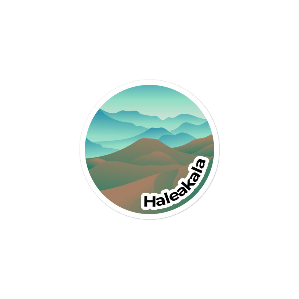 Haleakala National Park Sticker | Haleakala Round Sticker
