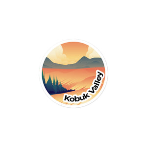 Kobuk Valley National Park Sticker | Kobuk Valley Round Sticker