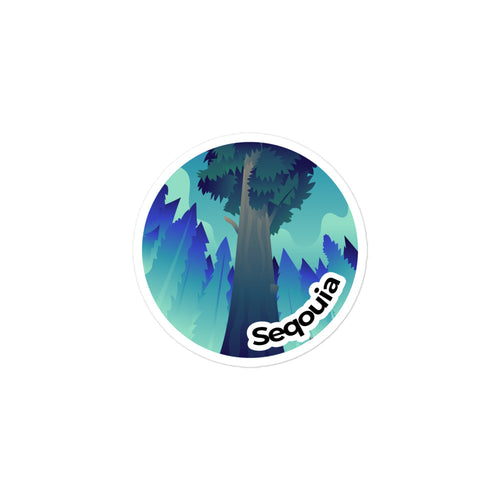 Sequoia National Park Sticker | Sequoia Round Sticker