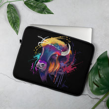 Load image into Gallery viewer, Bison Head Laptop Sleeve
