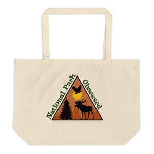 Large National Park Obsessed Logo tote bag