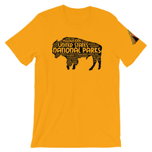 62 National Parks Bison in Black Shirt