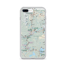 Load image into Gallery viewer, Yellowstone Map iPhone Case