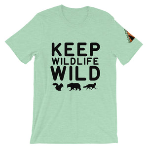 Keep Wildlife Wild Black Text