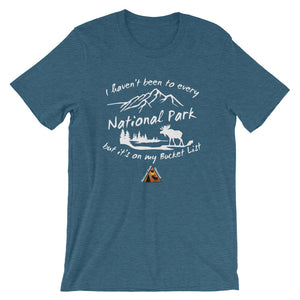 National Parks are on my Bucket List T-Shirts