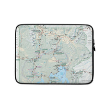 Load image into Gallery viewer, Yellowstone Map Laptop Sleeve